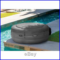 Intex 28481E Simple Spa 77in x 26in Inflatable Hot Tub with Filter Pump & Cover
