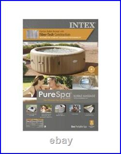 Intex 4-Person PureSpa Bubble Massage Inflatable Hot Tub Spa FAST FREE SHIPPING