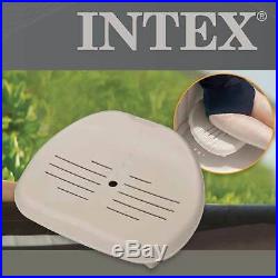 Intex 6 Person Portable Inflatable Hot Tub with Inflatable Removable Seat (2 Pack)