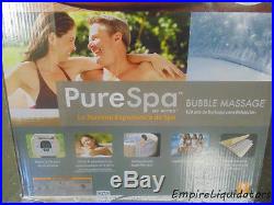 Intex 77in PureSpa Portable Bubble Massage Spa Set Model 28403E NOT USED