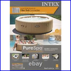 Intex 85 X 28 PureSpa Bubble Massage Inflatable Spa Set, 6-Person 28427EP