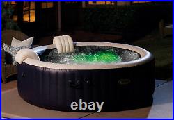 Intex 85inx28in PureSpa Plus Round 6 Person Portable Inflatable Hot Tub 28431EP