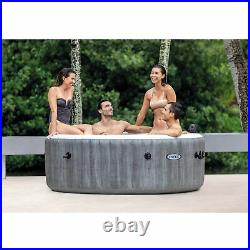 Intex Greywood Deluxe 4 Person Inflatable Hot Tub Bubble Jet Spa (For Parts)