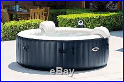 Intex Hot Tub Pure Spa Plus Bubble Massage with Cover Chlorine Dispenser 4 Adults