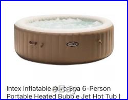 Intex Inflatable Pure Spa 6-Person Portable Heated Bubble Jet Hot Tub