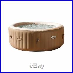 Intex PureSpa 4-Person Inflatable Jet Spa Hot Tub with Inflatable Headrest Pillow