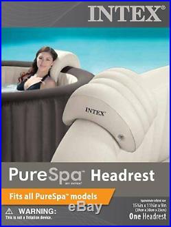 Intex PureSpa 4-Person Inflatable Jet Spa Hot Tub with Inflatable Headrest Pillow