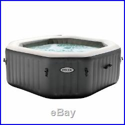 Intex PureSpa 4 Person Portable Octagonal Inflatable Hot Tub Spa (For Parts)