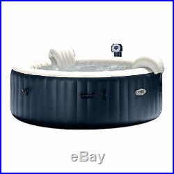 Intex PureSpa 6 Person Hot Tub, Seat, Pillow, Cup Holder Drink Tray (Open Box)