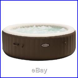 Intex PureSpa 6 Person Inflatable Spa Portable Hot Tub with Cupholder & Headrest