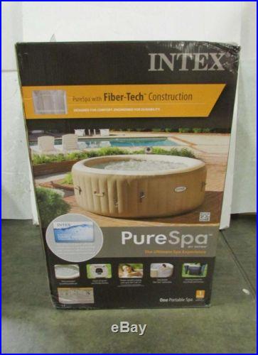 Intex PureSpa 75-Inch Inflatable Hot Tub Spa 4-Person