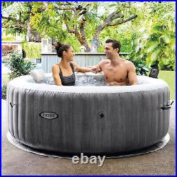 Intex PureSpa Greywood Inflatable Hot Tub Bubble Jet Spa, 77 x 28 (For Parts)