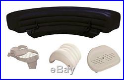 Intex PureSpa Hot Tub Accessories Package Headrest, Bench, Seat, and Cupholder