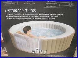 Intex PureSpa Inflatable Hot Tub Bubble Spa Set Item# 28403E