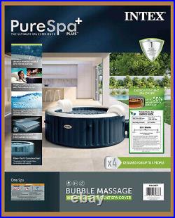 Intex PureSpa Plus 4 Person Portable Inflatable Hot Tub Spa Model 28429EP