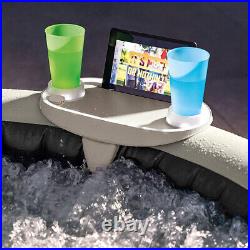 Intex PureSpa Plus Greystone Inflatable Hot Tub, 94x28, with Tablet & Phone Tray