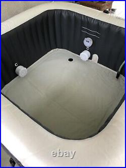 Intex PureSpa Portable Inflatable Hot Tub #28449 4 Person 6 Extra Filters & Salt