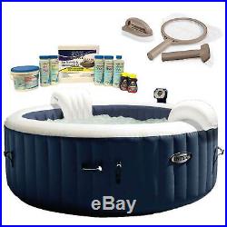 Intex Pure Spa 4-Person Inflatable Hot Tub, Maintenance Kit, & Chemical Kit