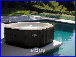 Intex Pure Spa 4-Person Inflatable Jet & Bubble Hot Tub with 6 Filter Cartridges