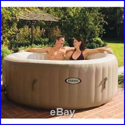 Intex Pure Spa 4-Person Inflatable Portable Heated Bubble Hot Tub 28403E (Used)