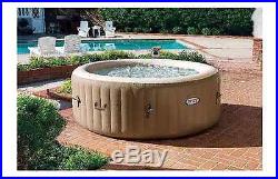 Intex Pure Spa 4-Person Inflatable Portable Heated Bubble Hot Tub Jacuzzi Pool