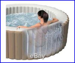 Intex Pure Spa 4-Person Inflatable Portable Heated Bubble Hot Tub Jacuzzi Pool