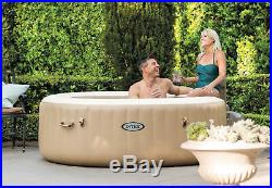 Intex Pure Spa 4 Person Inflatable Portable Heated Bubble Hot Tub Model 28403E