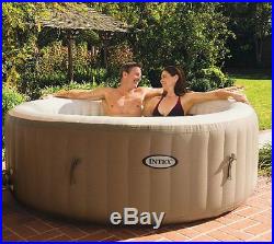 Intex Pure Spa 4-Person Inflatable Portable Heated Bubble Hot Tub Open Box
