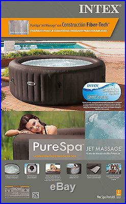 Intex Pure Spa 4-Person Inflatable Portable Heated Jet Massage Hot Tub 28423E