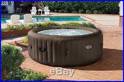 Intex Pure Spa 4-Person Inflatable Portable Heated Jet Message Hot Tub 28423E