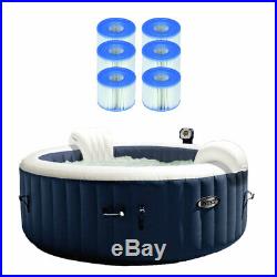 Intex Pure Spa Inflatable Hot Tub with Type S1 Easy Set Filter Cartridges (6 Pack)