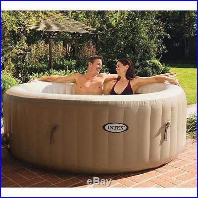 Intex Purespa Bubble Therapy Inflatable Portable Hot Tub Spa