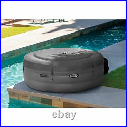 Intex SimpleSpa 4 Person Inflatable Portable Hot Tub with Filter Pump & Cover