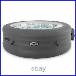 Intex SimpleSpa 4 Person Inflatable Portable Hot Tub with Pump & Cover (Damaged)