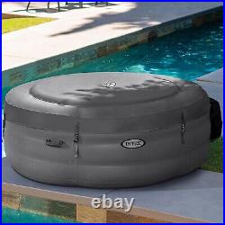 Intex SimpleSpa 4 Person Portable Inflatable Hot Tub Jet Spa with Pump and Cover
