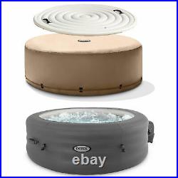 Intex Simple Spa 77in x 26in Inflatable Hot Tub Set with Energy Efficient Cover