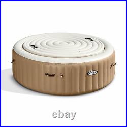 Intex Simple Spa 77in x 26in Inflatable Hot Tub Set with Energy Efficient Cover