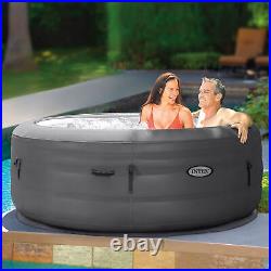 Intex Simple Spa 77in x 26in Inflatable Hot Tub with Pump & Cover (For Parts)