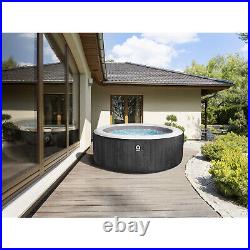 JLeisure 800 Liter 53in 4 Person Inflatable Round Hot Tub Spa, Black (For Parts)