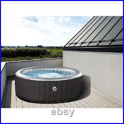 JLeisure Avenli 49 inch 3 Person Inflatable Round Hot Tub Spa, Black (Used)