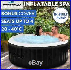 Jetstream Inflatable Spa Massage Portable Jacuzzi Hot Tub Outdoor Pool Bath Swim