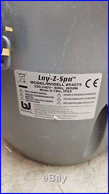 LAY Z SPA AIRJET INFLATABLE HOT TUB 4-6 PERSON BESTWAY heater not working