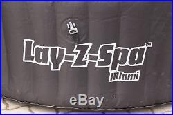 Lay-Z-Spa Miami AirJet Whirlpool 180x66cm bis 4 Personen rund außen innen 54123