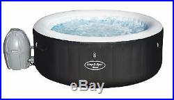 Lay-Z-Spa Miami Hot Tub, AirJet Inflatable Spa, 2-4 Person with Floor Protector