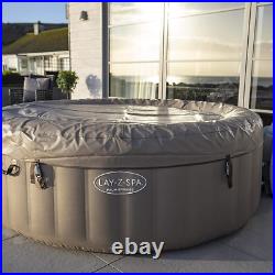 Lay-Z-Spa Palm Springs Hot Tub with Built In LED Light System 4-6 Person Garden