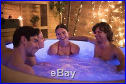 Lay-Z-Spa Paris Air Jet Inflatable Hot Tub Spa with LED Lights For 4-6 Person