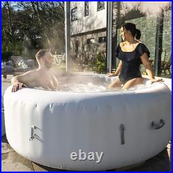 Lay-Z-Spa Paris Hot Tub with Built In LED Light System 4-6 Person Garden