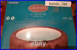 Lay-Z-Spa St Moritz 180 Massage Airjet Inflatable Hot Tub Spa 5-7 Person -SEALED