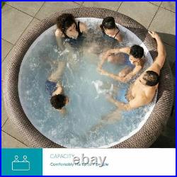 Lay Z Spa St Moritz Hot Tub 180 AirJet Massage System 5-7 Person Garden Inflate