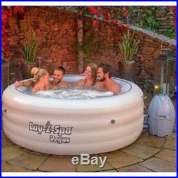 Lay Z Spa Vegas Airjet Inflatable Hot Tub Jacuzzi 4-6 Person 2018 Model Bestway